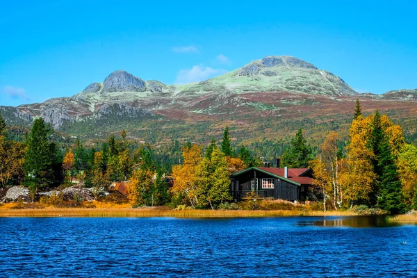 Αναρρίχηση Όρος Gaustatoppen Asu Της Νορβηγίας — Φωτογραφία Αρχείου