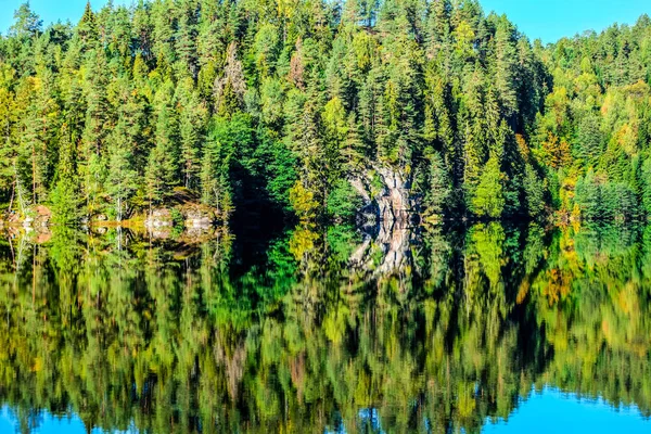 Λίμνη Damvann Μια Θεαματική Περιοχή Άγριας Φύσης Στη Νότια Νορβηγία — Φωτογραφία Αρχείου