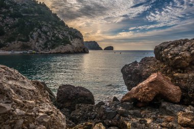 İspanya, Javea 'daki Granadella Koyu..
