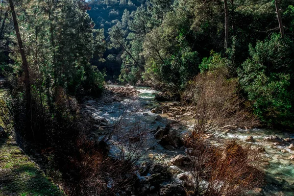 Река Бороза Природном Парке Сьерра Касорла Испания — стоковое фото