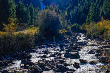 Avusturya 'daki Krimmml şelalelerinin kaynağı olan nehir.