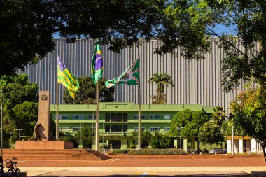 Goinia şehir merkezindeki Zümrüt Saray 'ın ayrıntıları.