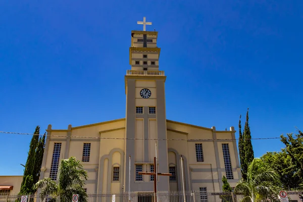 Λεπτομέρεια Της Ενορίας Καθεδρικός Ναός Bom Ιησού Βρίσκεται Στην Πόλη — Φωτογραφία Αρχείου