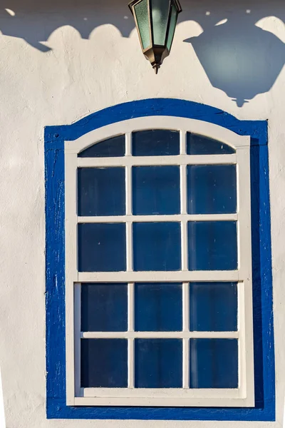 Window House City Pirenpolis City Famous State Goias Its Colonial —  Fotos de Stock