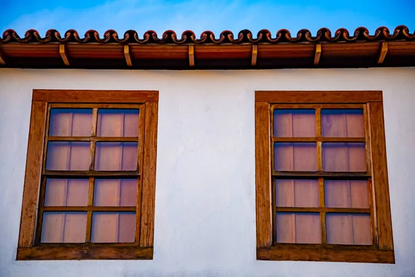 Window House City Pirenpolis City Famous State Goias Its Colonial —  Fotos de Stock