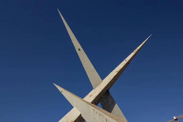 Detalhe Viaduto Latif Sebba Cidade Goinia — Fotografia de Stock