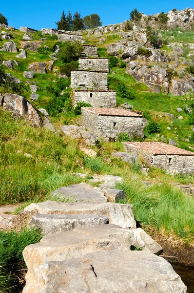 Folon kvarnar. O Rosal. Pontevedra. Galicien Spanien — Stockfoto