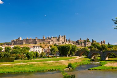 Carcassonne antik Citte Fransa