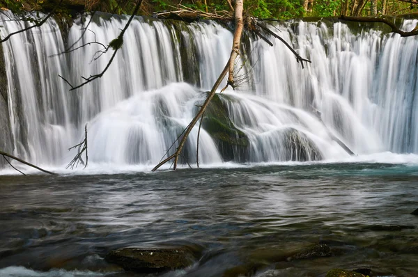 Cabe river Waterfall in San Pedro do Incio — Stock Photo, Image