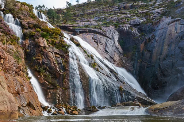 Cascada del río Xallas, Ezaro, España — Foto de Stock