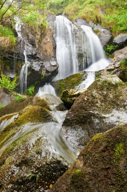 San Paio Waterfall. Carballo, A Coruña, Spain