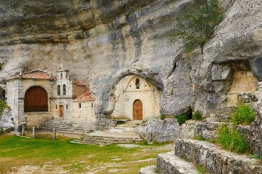 San Bernabe Chapel in Ojo Guarena, Burgos, Spain