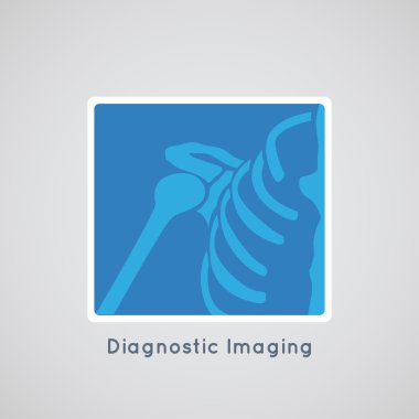 Tanı görüntüleme logo vektör