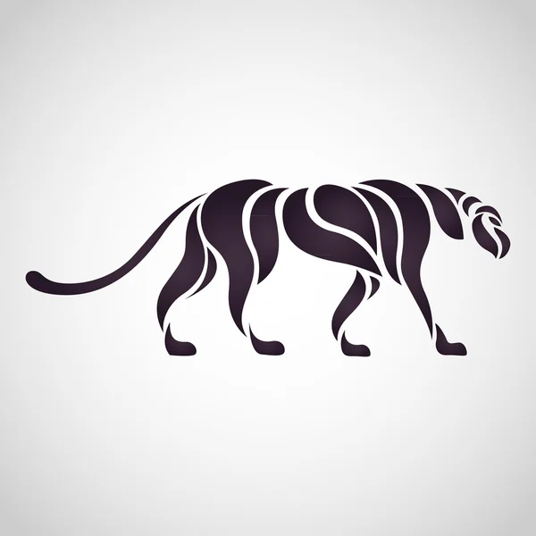 Tijger logo vector — Stockvector