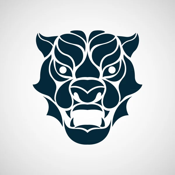 Logo del tigre vector — Vector de stock