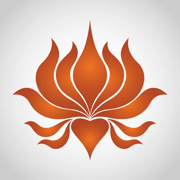 Lotus Logo Vektor — Stockvektor