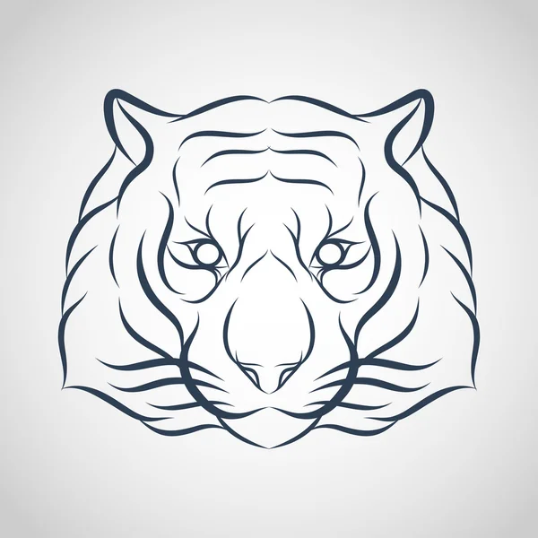 Τίγρη λογότυπο φορέα — Διανυσματικό Αρχείο