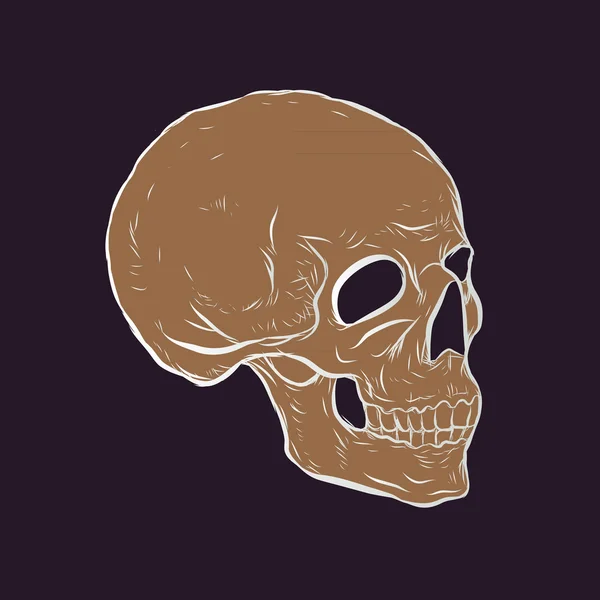Шаблон логотипа черепа — стоковый вектор