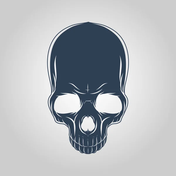 Modèle de conception de logo de crâne — Image vectorielle