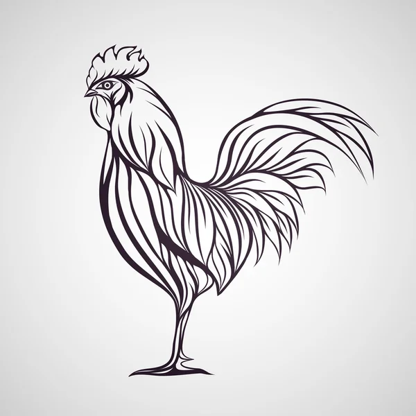 Vecteur de logo poulet — Image vectorielle