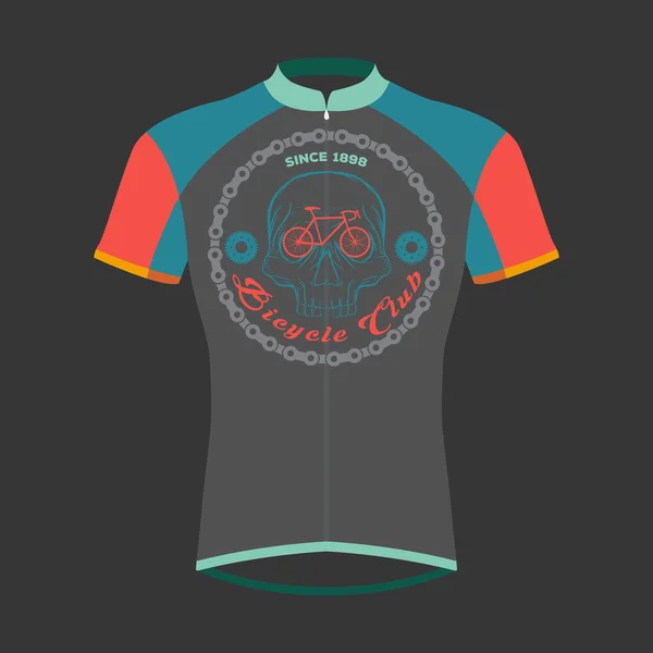 Design chemises cyclistes — Image vectorielle