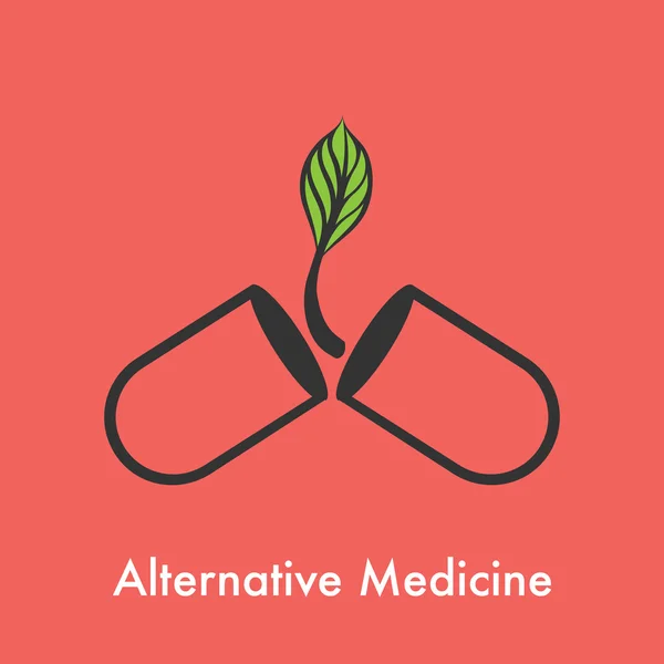 Alternatif Tıp logo vektör — Stok Vektör