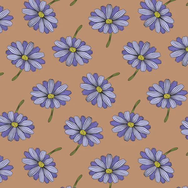 Seamless floral pattern vector — Stock Vector