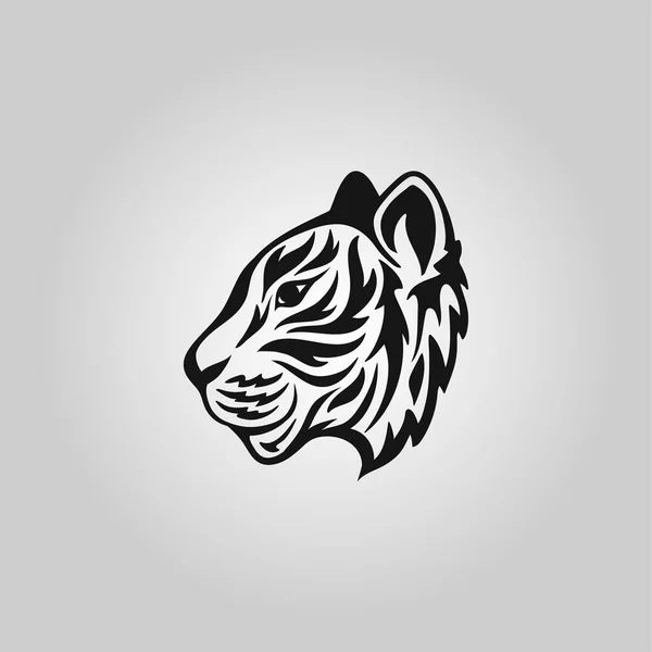 Tiger Logo Icono Ilustración Diseño Vector Plantilla — Vector de stock