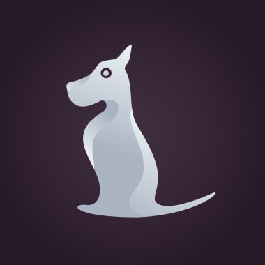 Köpek logo vektör
