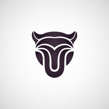 Bear logo vector clipart