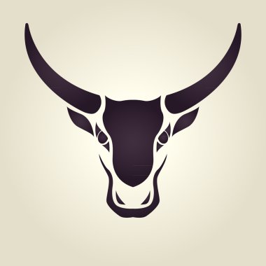 İnek logo vektör