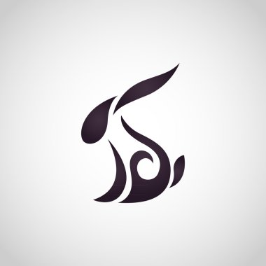 Tavşan logo vektör