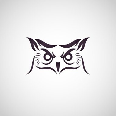 Baykuş logo vektör