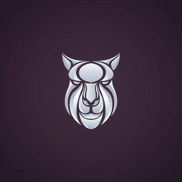 Vetor de logotipo Alpaca —  Vetores de Stock