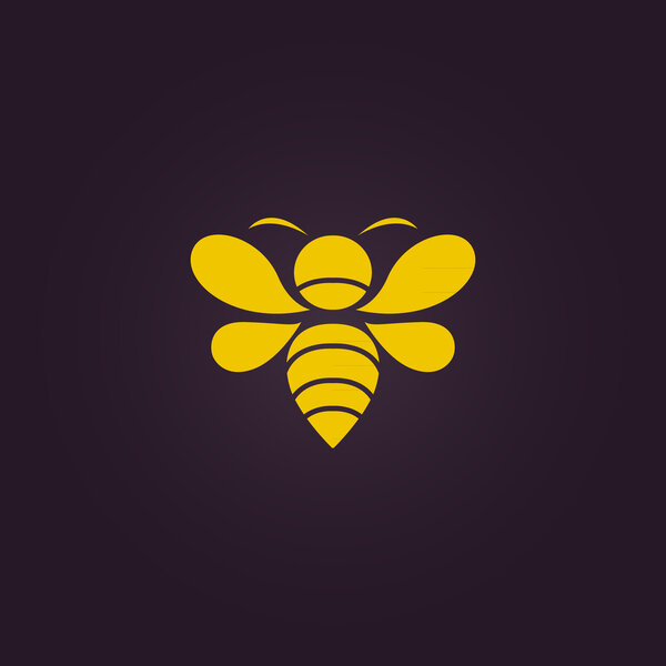 Вектор логотипа пчелы
