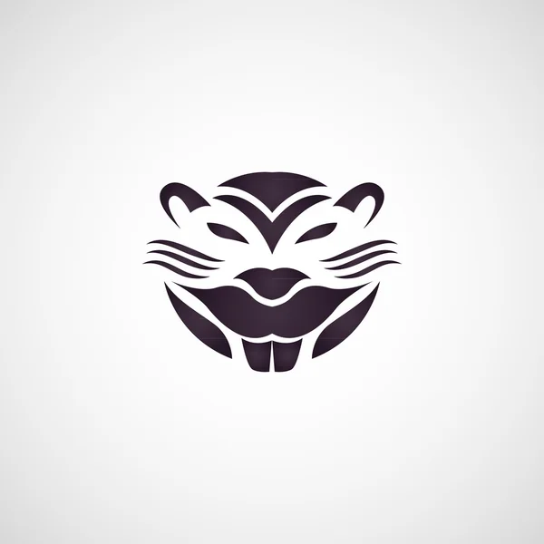 Vecteur de logo castor — Image vectorielle
