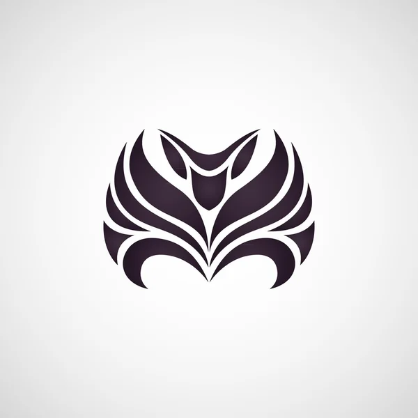 バットのロゴのベクトル — ストックベクタ