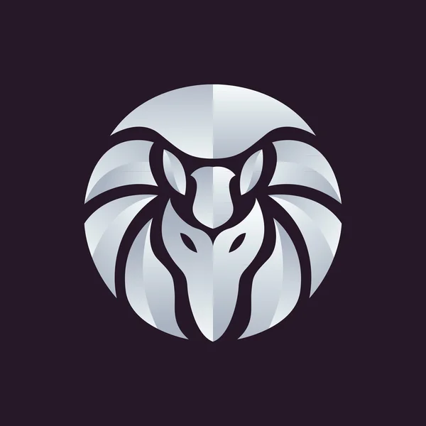 アルマジロのロゴのベクトル — ストックベクタ