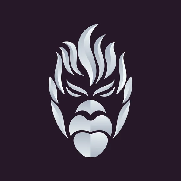 Maymun logo vektör