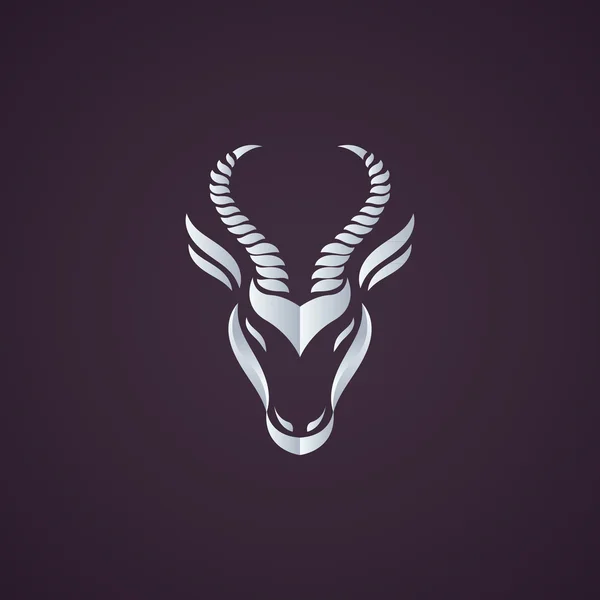 Antilop logó vektoros — Stock Vector