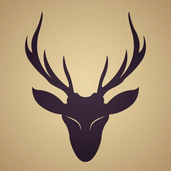 Logotipo de ciervo — Vector de stock