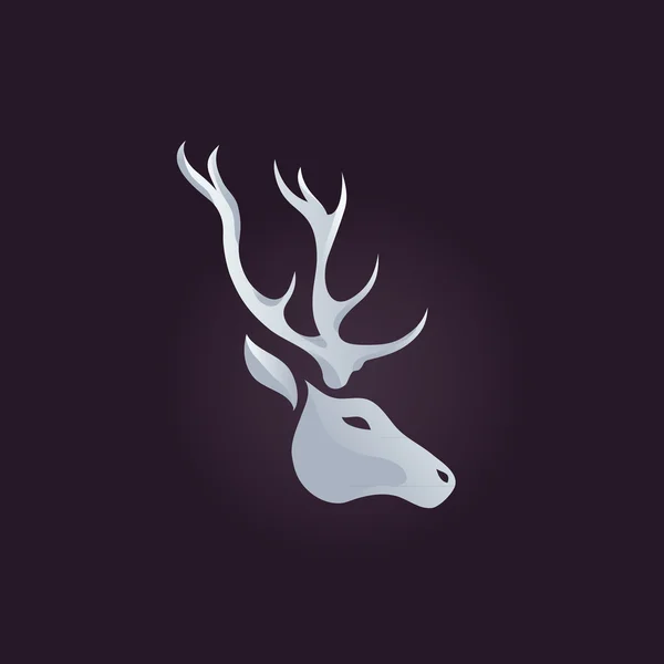 Deer logo — Stock Vector