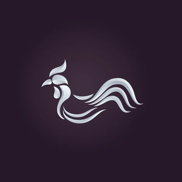Tavuk logo vektör — Stok Vektör