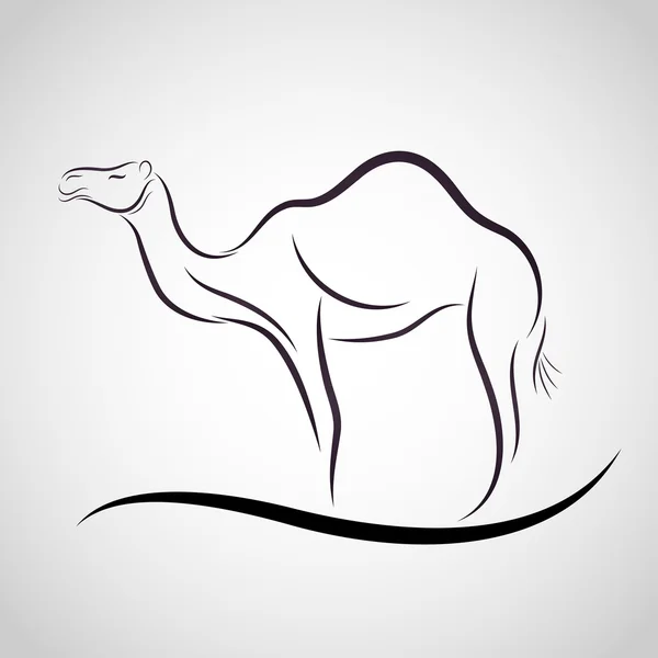 Camel logo vector — Stockvector