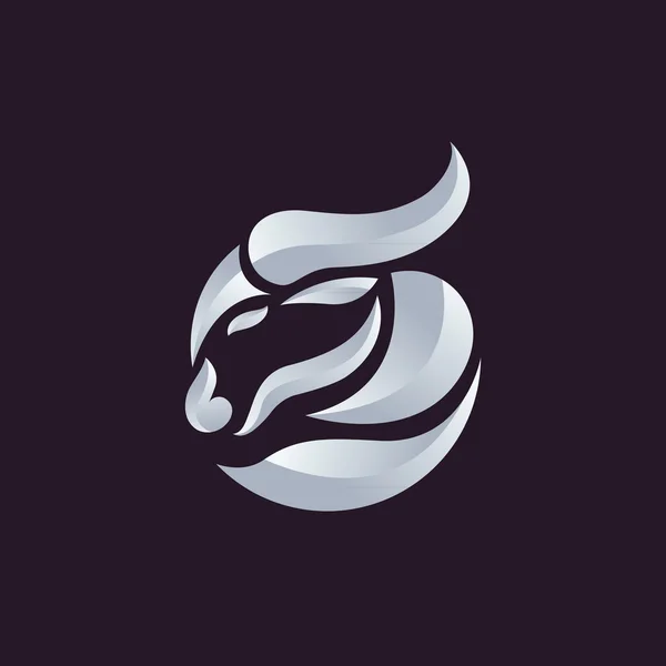 Buffalo logotypen vektor — Stock vektor