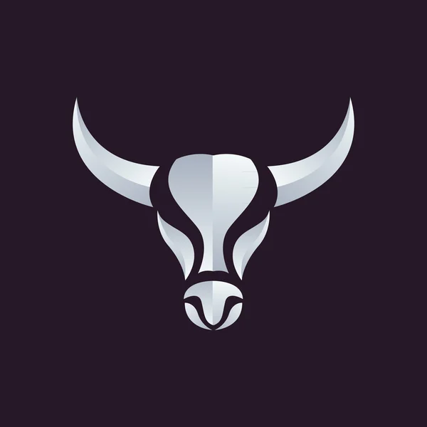 Bison logo vector — Stock Vector