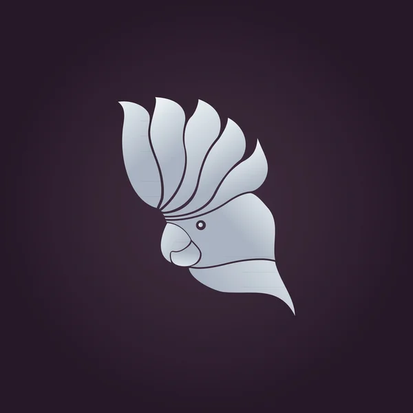 Fågel logotyp — Stock vektor