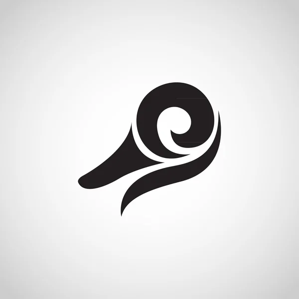 アヒルのロゴのベクトル — ストックベクタ