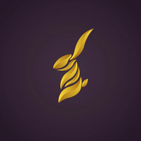 Vecteur de logo lapin — Image vectorielle