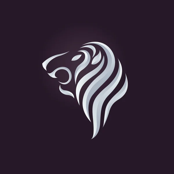 Logotipo León vector — Vector de stock